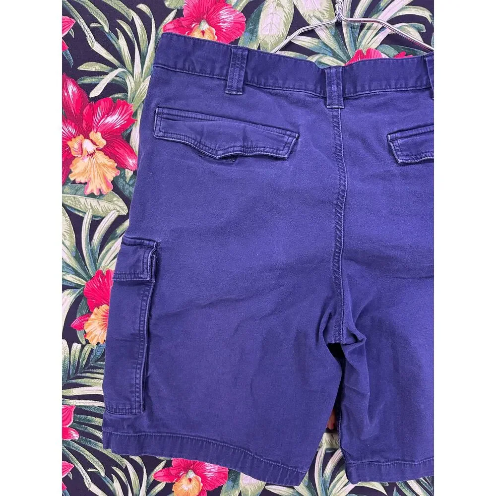 Carhartt Navy Cargo Shorts Stained Size 38